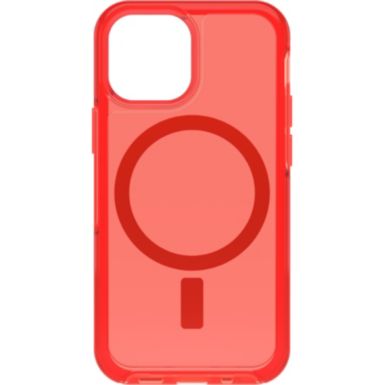 Coque OTTERBOX iPhone 13 mini Symmetry+ rouge MagSafe