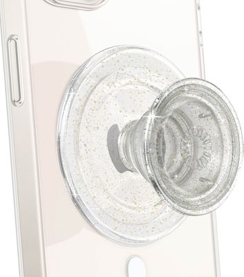 Support smartphone POPSOCKET PopGrip MagSafe Clear Glitter