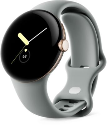 Montre connectée GOOGLE Pixel Watch Acier Doré/Bracelet Sauge 4G