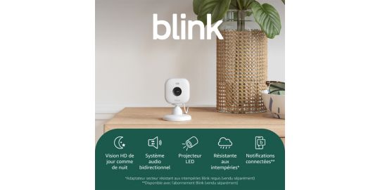 Caméra de surveillance BLINK Pack de 2 Mini 2 - Blanche
