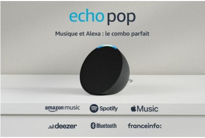 Assistant vocal AMAZON Echo Pop Anthracite