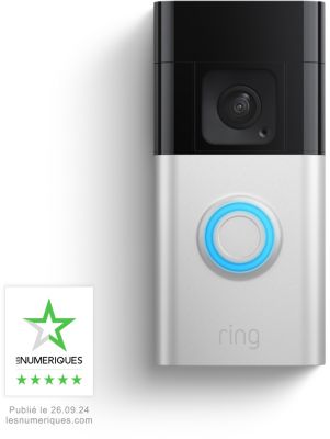 George Napoli Video Doorbell HD - Sonnette sans fil - Sonnette avec caméra  - Sonnette