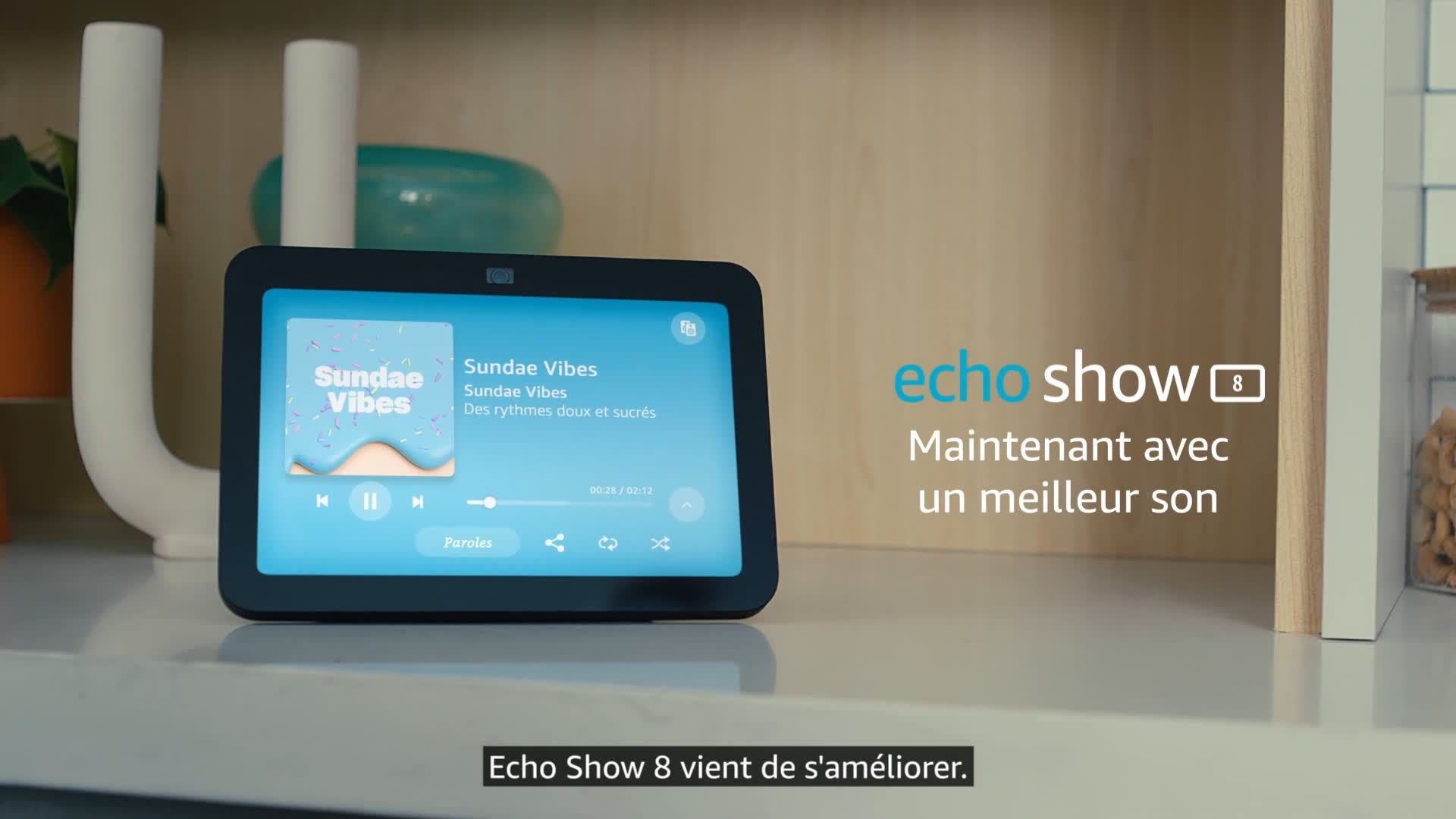 Assistant vocal AMAZON Echo Show Anthracite (3e Boulanger