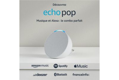 Assistant vocal AMAZON Echo Pop Blanc