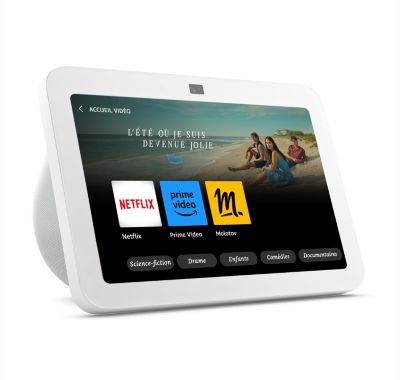 Assistant vocal AMAZON Echo Show 8 Blanc (3e gen.)