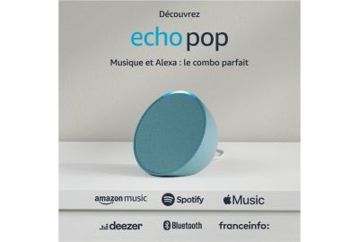 Assistant vocal AMAZON Echo Pop Vert can