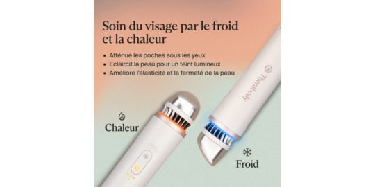Soin visage THERABODY TheraFace Depuffing Wand (1.5) Blanc