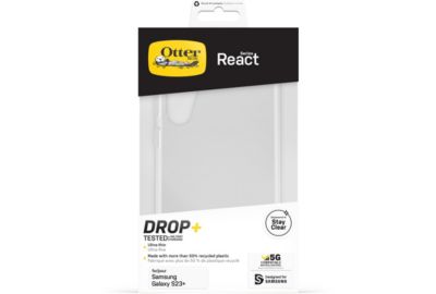 Coque OTTERBOX Samsung S23+ React transparent