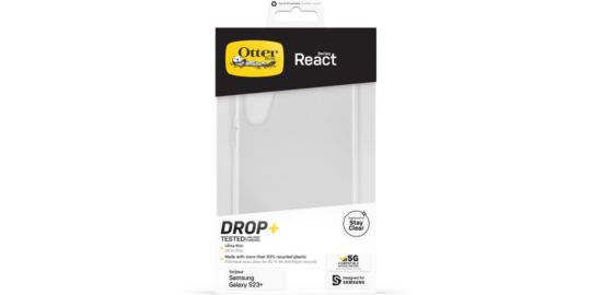 Coque OTTERBOX Samsung S23+ React transparent