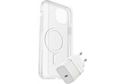 Coque OTTERBOX iPhone 15 Plus verre + chargeur + coque