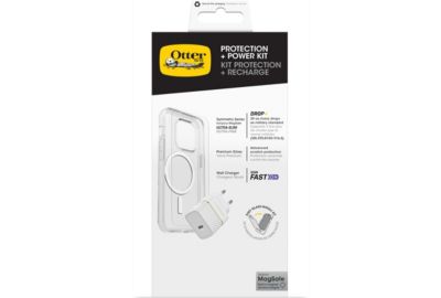 Coque OTTERBOX iPhone 15 Plus verre + chargeur + coque