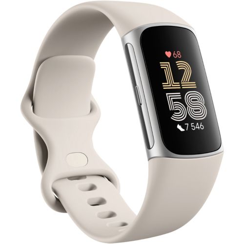 Bracelet connecté FITBIT Charge 6 Argent et porcelaine