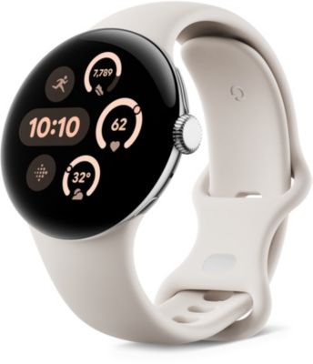 Montre connectee GOOGLE Pixel Watch 3 41 mm Argent Poli 4G