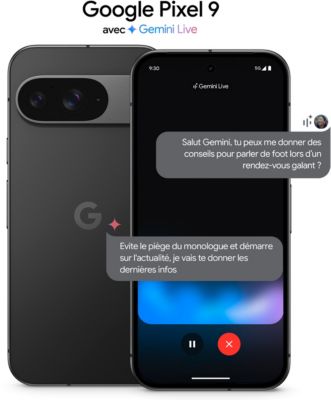 Smartphone GOOGLE Pixel 9 Noir Volcanique 128Go