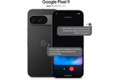 Smartphone GOOGLE Pixel 9 Noir Volcanique 128Go