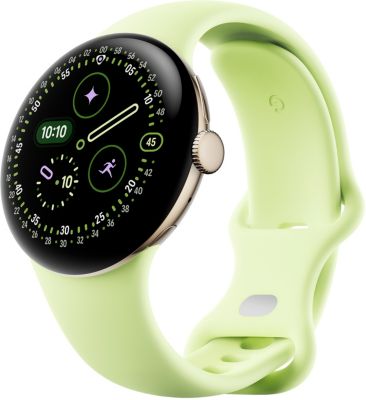 Montre connectee GOOGLE Pixel Watch 4 41mm Champagne/Vert 4G