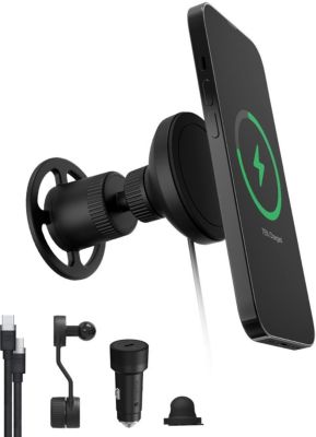 Chargeur secteur MOPHIE Qi 2 sans fil pour voiture