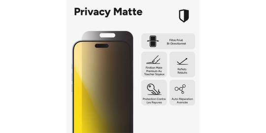 Protège écran BOULANGER Privacy Matte Smartphone 2025
