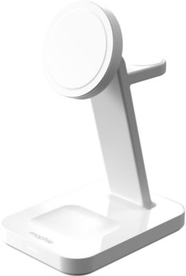 Chargeur induction MOPHIE 3 en 1 sans fil Qi2 Blanc