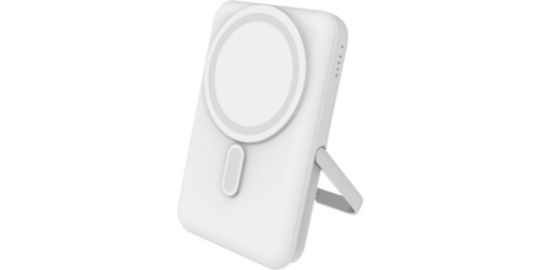 Batterie externe MOPHIE 10000 mAh MagSafe blanc avec support