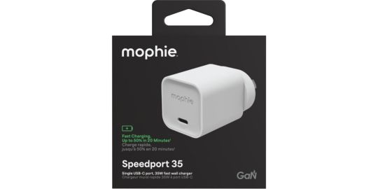 Chargeur secteur MOPHIE 35W GaN USB-C x2 power Delivery Blanc
