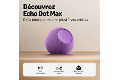 Assistant vocal AMAZON Echo Dot Max - Glacier White