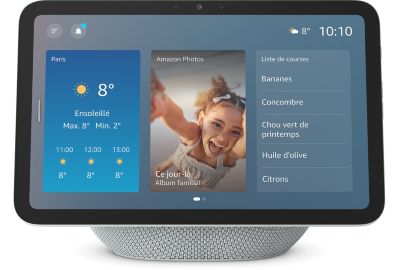 Assistant vocal AMAZON Echo Show 8 - Glacier blanc(4e gen)