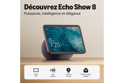 Assistant vocal AMAZON Echo Show 8 - Graphite (4e gen)