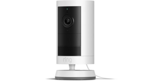 Caméra de surveillance RING Cam Plus - Plug-in - Blanche