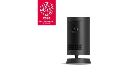 Caméra de surveillance RING Cam Plus - Noire