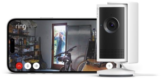 Caméra de surveillance RING Indoor Cam Plus - blanche