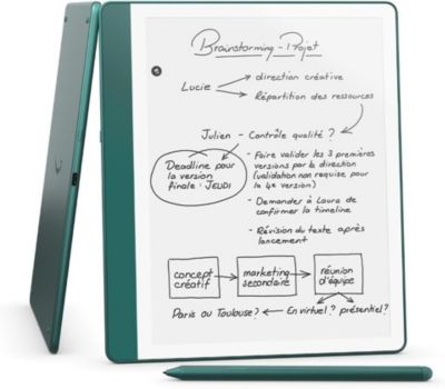 Bloc-notes numérique AMAZON Kindle Scribe 2024 64Go Vert