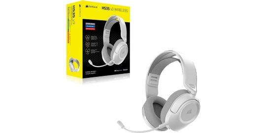 Casque gamer CORSAIR HS35 v3 Wireless Blanc