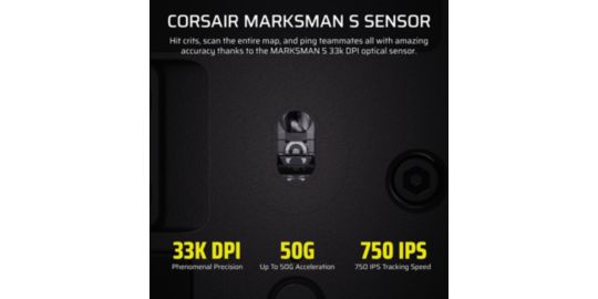 Souris Gamer Sans Fil CORSAIR SCIMITAR ELITE WL SE GUN METAL