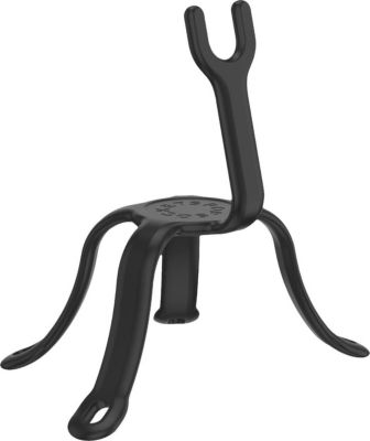 Support smartphone POPSOCKET pour smartphone Silicone flexible Noir