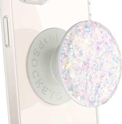 Support smartphone POPSOCKET PopGrip Iridescent Confetti adhésif