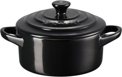 Mini cocotte LE CREUSET Ronde 10 cm noir