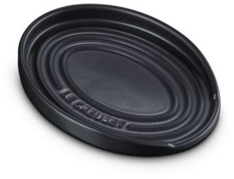 Repose cuillère LE CREUSET ovale 16 cm Noir Mat
