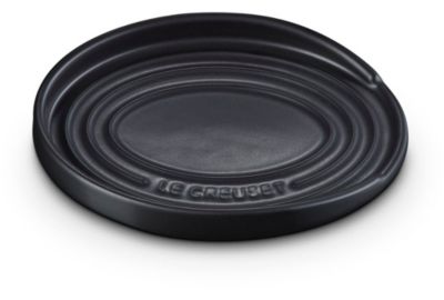 Repose cuillère LE CREUSET ovale 16 cm Noir Mat