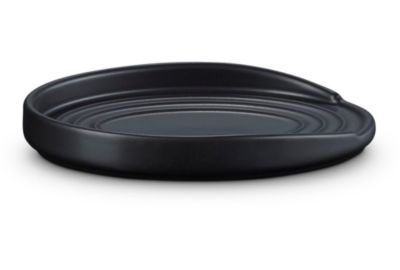 Repose cuillère LE CREUSET ovale 16 cm Noir Mat