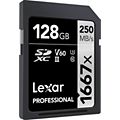 Carte SD LEXAR Carte SDXC 128 Go 1667X Professional 250
