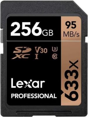 Carte SD LEXAR Lexar - Carte SDXC 256Go 633X UHS-I Carte SD LEXAR Lexar - Carte SDXC 256Go 633X UHS-I