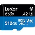 Carte Micro SD LEXAR 633x 512GO SDXC UHS-I