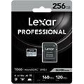 Carte Micro SD LEXAR 256Go micro SDXC Professional 1066x
