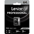 Carte SD LEXAR 64Go SDXC Professional 1066x