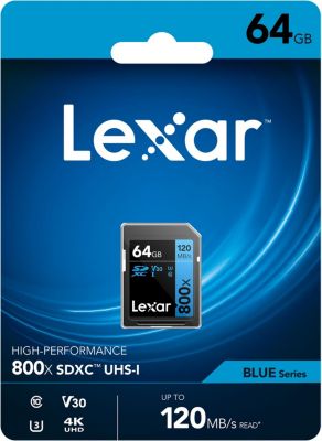 LEXAR Carte SDXC 64 Go 1800X Professional 270 Mo/s Classe 10 UHS-II U3 - SD  SDHC SDXC pas cher