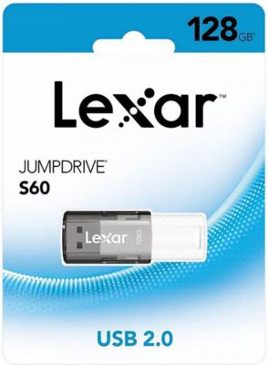 Clé USB LEXAR Pack 3 Clés Usb2 Jumpdrive 128Go S60