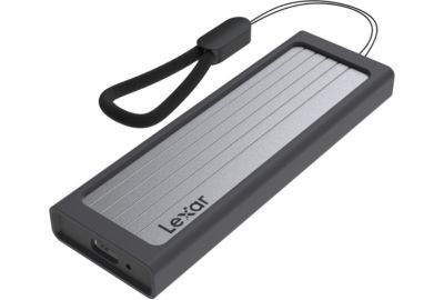 Disque dur SSD externe LEXAR 2To Finition alu + Rugged Bumper