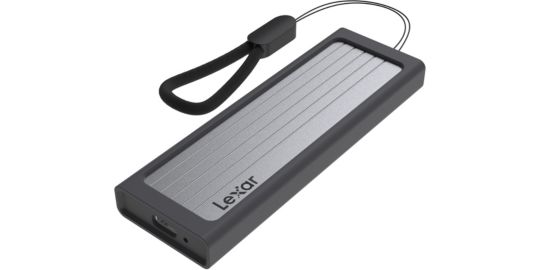 Disque dur SSD externe LEXAR 2To Finition alu + Rugged Bumper