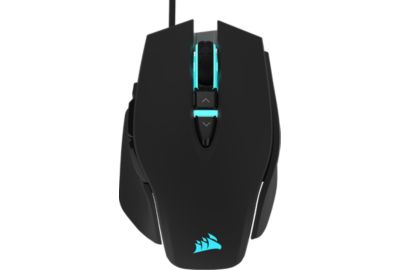 Souris Corsair CORSAIR NIGHTSWORD RGB Souris gaming FPS/MOBA Performance  Tunable, Noire, avec rétroéclairage LED RGB, 18 000 DPI, optique -  NIGHTSWORD